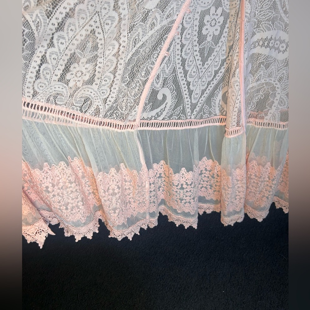 Torrid Lace Light peach Dress Curve Plus Boho - Picture 4 of 6
